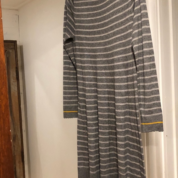 Medium Philosophy GreyWhite Stripe Sweater Dress - Picture 3 of 3